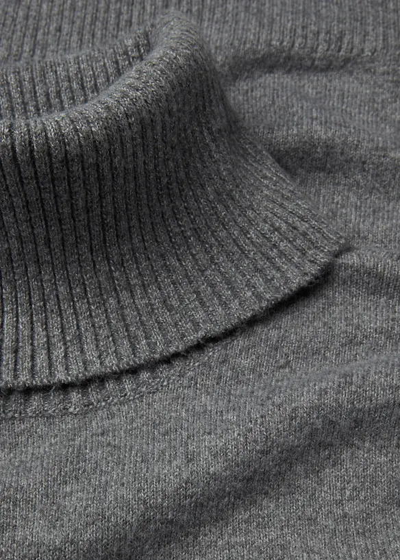 Abito in maglia a collo alto, bonprix
