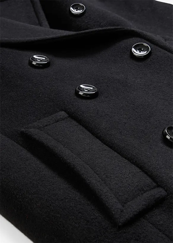 Caban in misto lana, bonprix