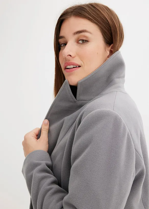 Cappotto corto doppiopetto in simil lana, bonprix