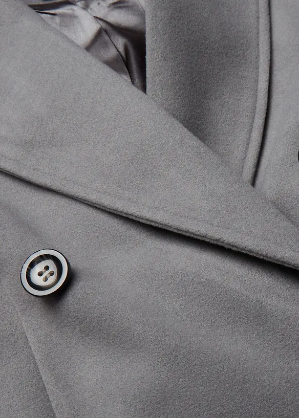 Cappotto corto doppiopetto in simil lana, bonprix