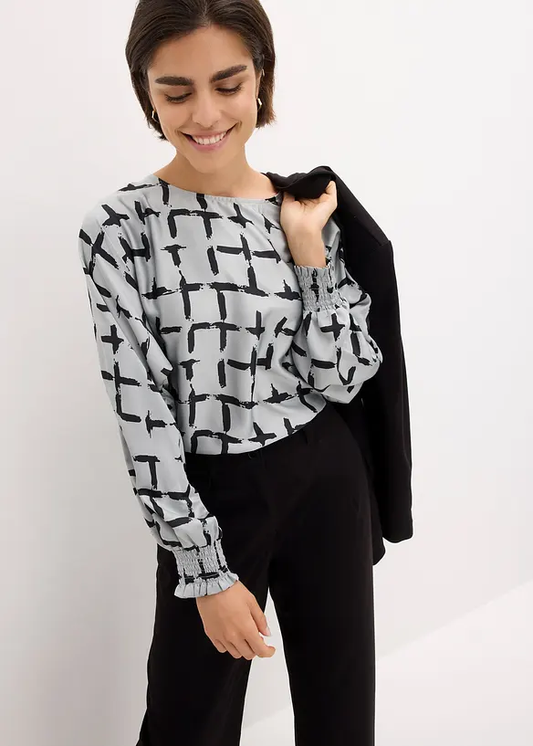 Blusa con maniche a pipistrello, bonprix