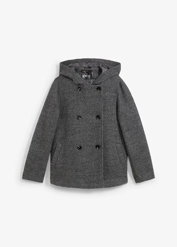 Caban in bouclé morbido, bonprix