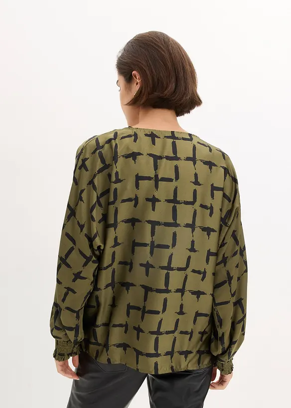 Blusa con maniche a pipistrello, bonprix