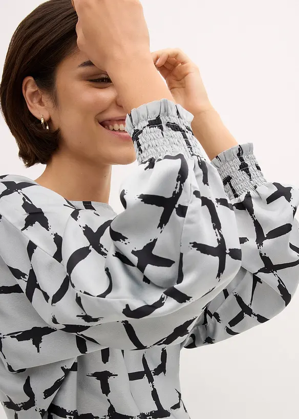 Blusa con maniche a pipistrello, bonprix