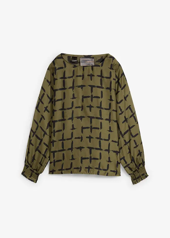 Blusa con maniche a pipistrello, bonprix