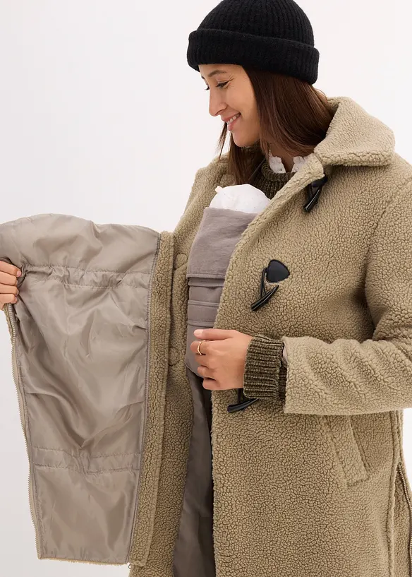 Cappotto prémaman con inserto babywearing, bonprix