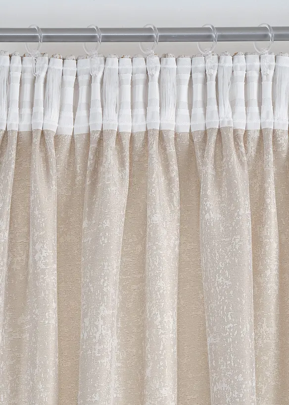 Tenda jacquard con effetto lucido (pacco da 1), bonprix