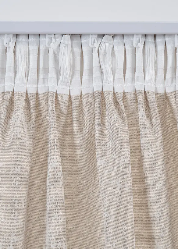 Tenda jacquard con effetto lucido (pacco da 1), bonprix