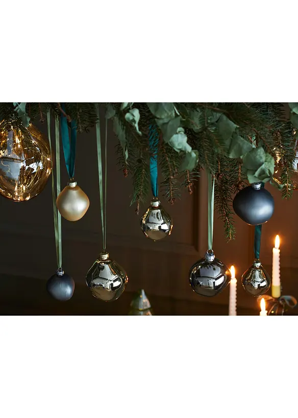 Palline di Natale di forma organica (pacco da 3), bonprix