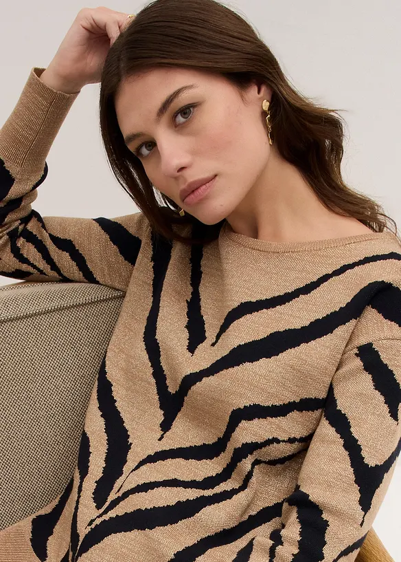 Maglione jacquard, bonprix