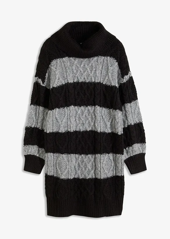 Abito in maglia a righe, bonprix