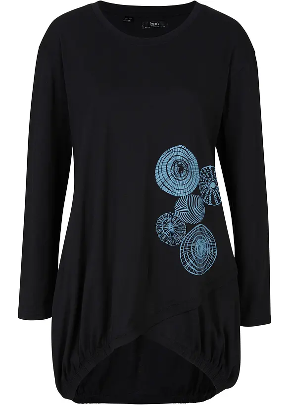 Maglia lunga in puro cotone, bonprix
