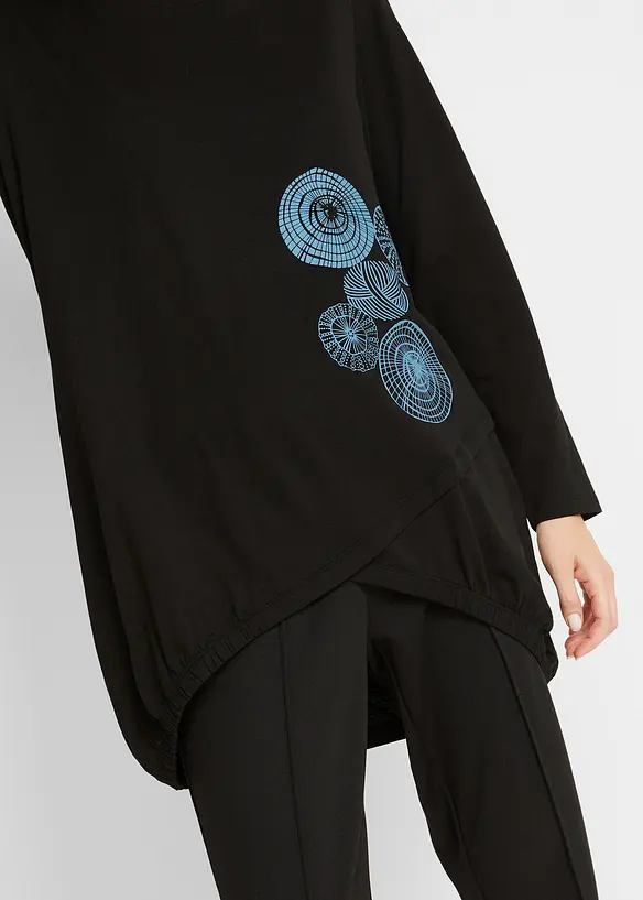 Maglia lunga in puro cotone, bonprix