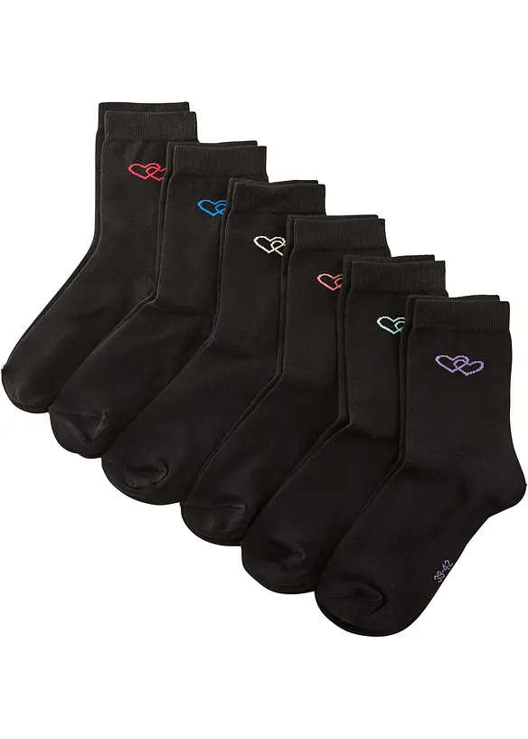 Calzini in cotone biologico (pacco da 6 paia), bonprix