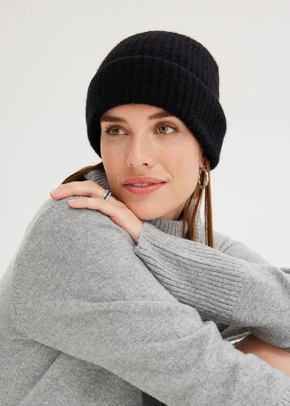 Berretto in misto lana con alpaca, bonprix