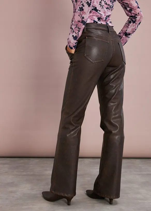 Pantaloni in similpelle, bonprix