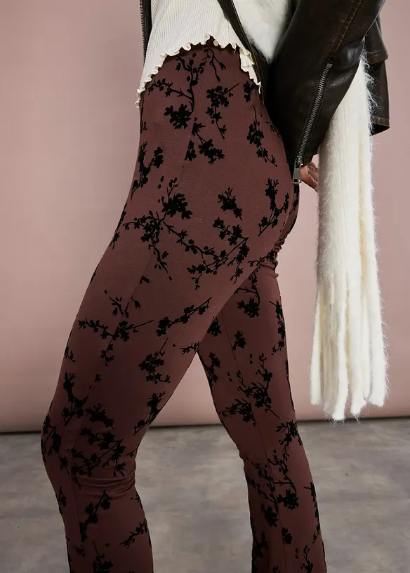 Leggings svasati in viscosa morbida, bonprix