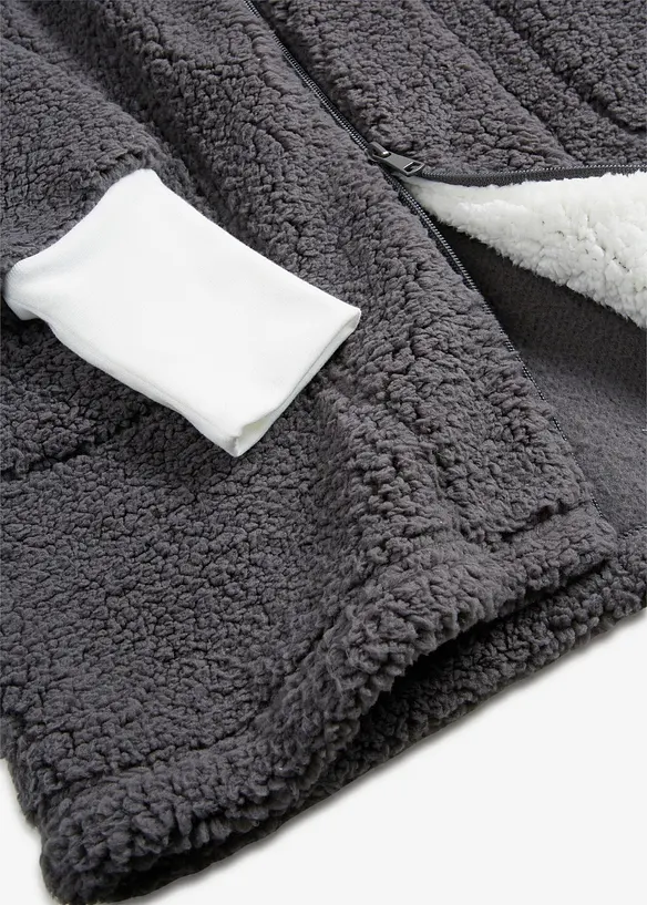 Giacca in pile teddy, bonprix