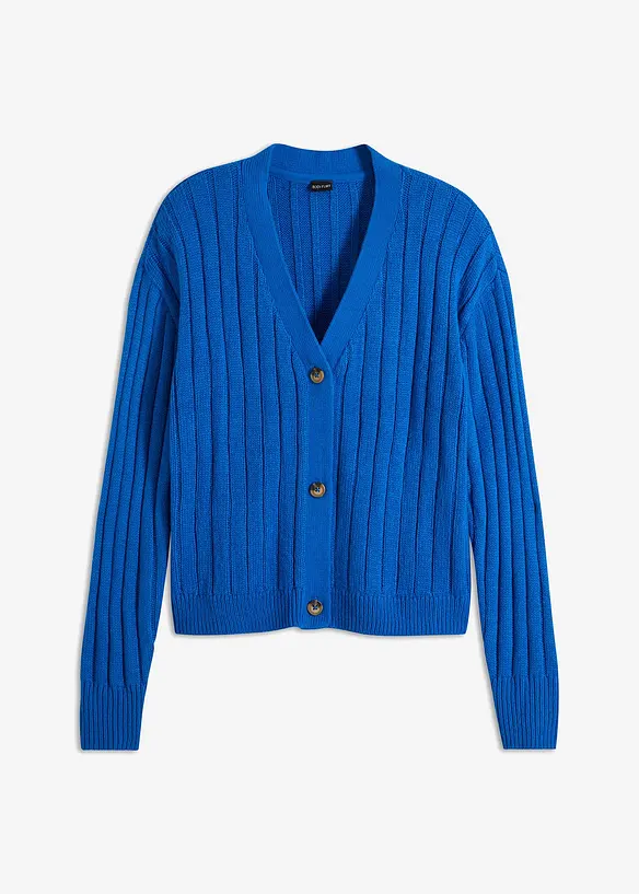 Cardigan corto a coste, bonprix
