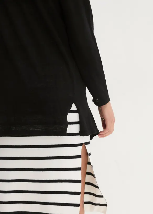 Cardigan in puro cotone fiammato, bonprix
