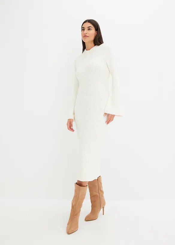 Abito in maglia bouclé, bonprix