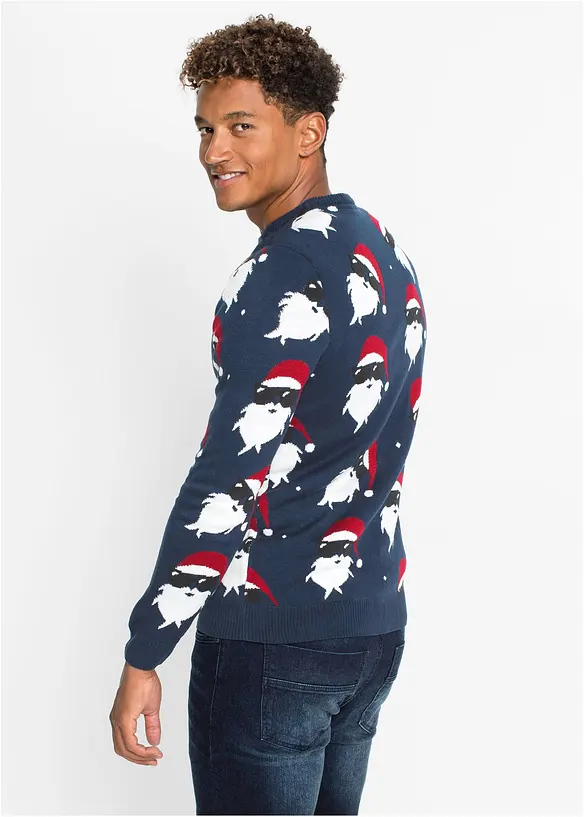 Maglione natalizio in filato fine, bonprix