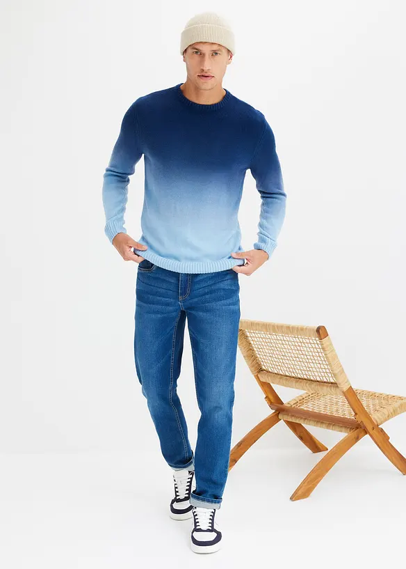 Maglione in filato fine dai colori sfumati, bonprix