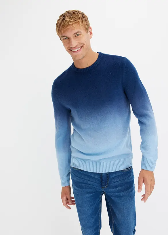Maglione in filato fine dai colori sfumati, bonprix