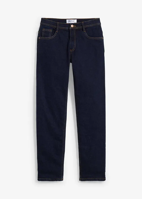 Jeans termici con fodera in jersey regular fit, straight, bonprix