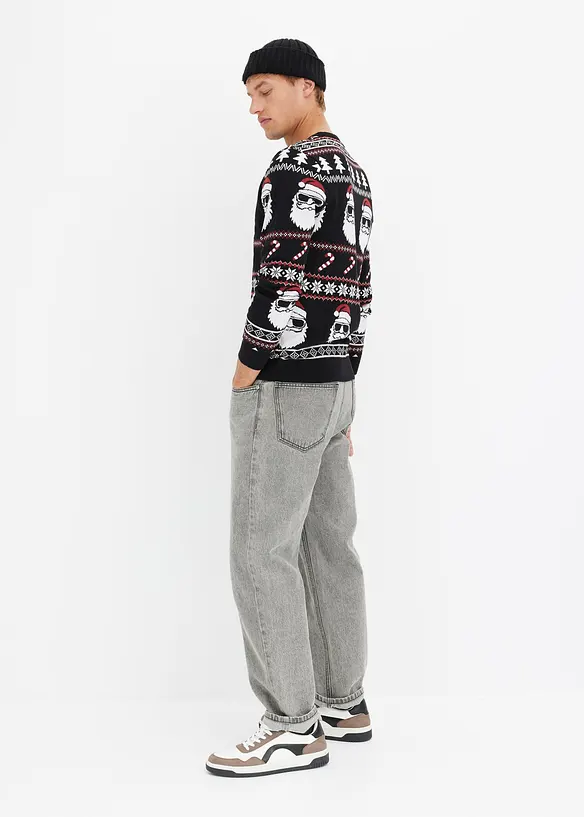 Maglione norvegese con cotone riciclato, bonprix