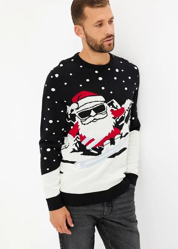 Maglione natalizio con cotone, bonprix