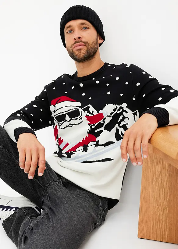 Maglione natalizio con cotone, bonprix