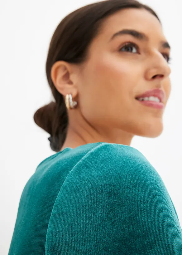 Maglia in velluto morbido, bonprix