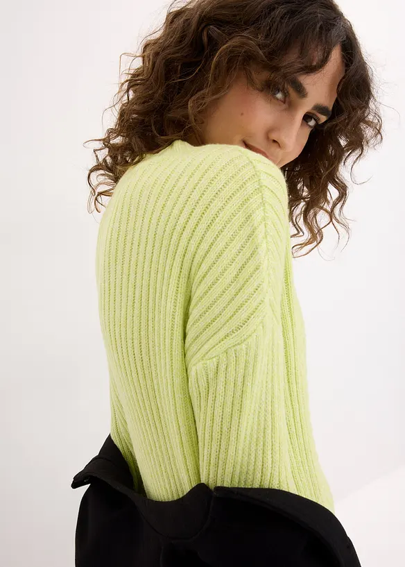 Maglione a trecce oversize, bonprix