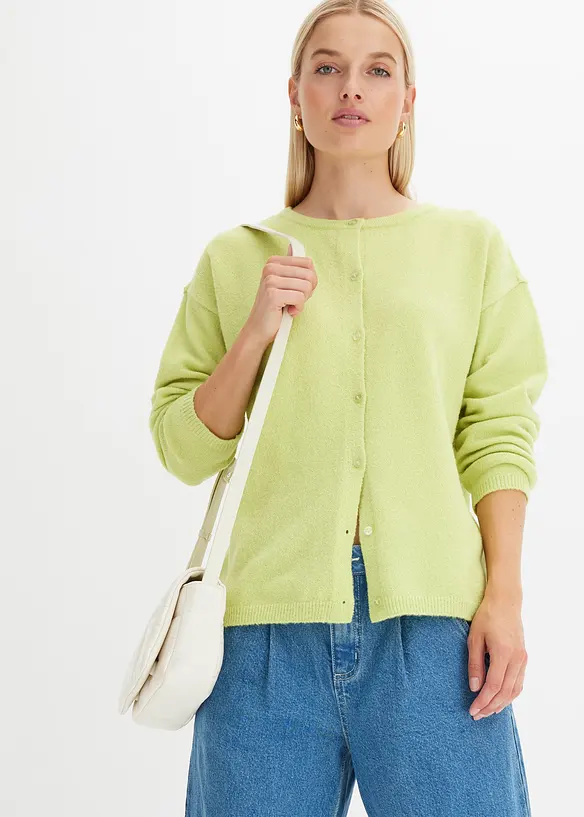 Cardigan in filato fine, bonprix