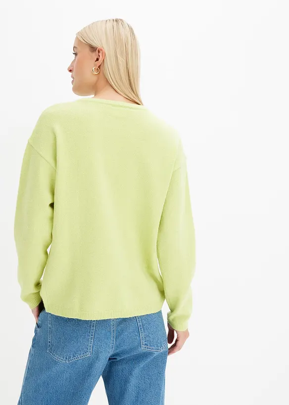 Cardigan in filato fine, bonprix