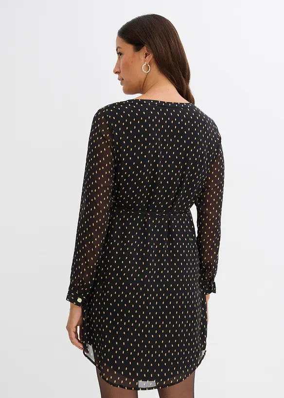 Abito prémaman / da allattamento 2 in 1 in chiffon, bonprix