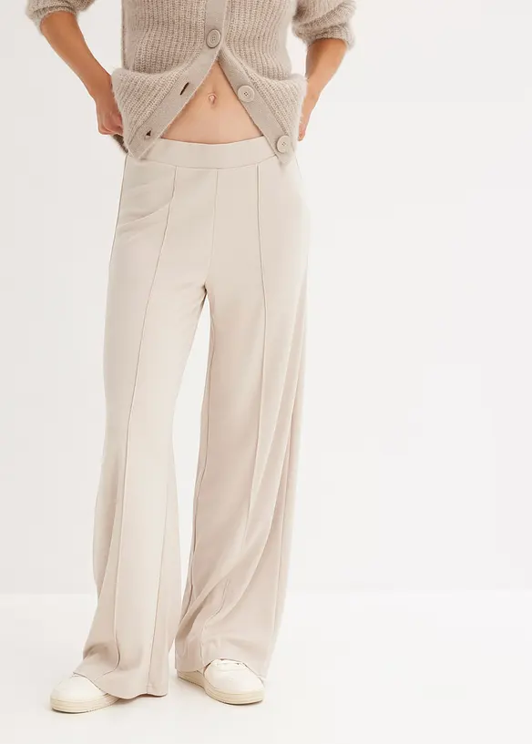 Pantaloni di jersey in punto di Roma comodo, bonprix
