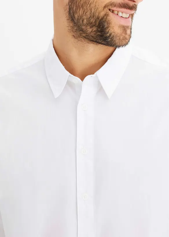 Camicia elegante elasticizzata, regular fit, bonprix