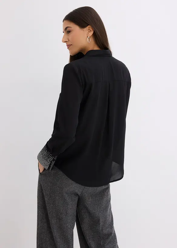 Camicetta con strass, bonprix
