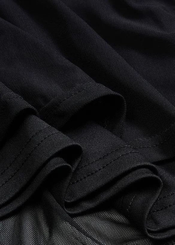 Abito di jersey con mesh, bonprix