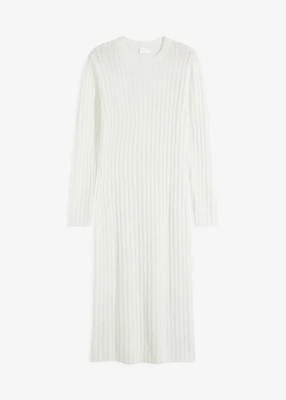 Abito in maglia a coste, bonprix