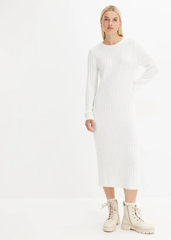 Abito in maglia a coste, bonprix