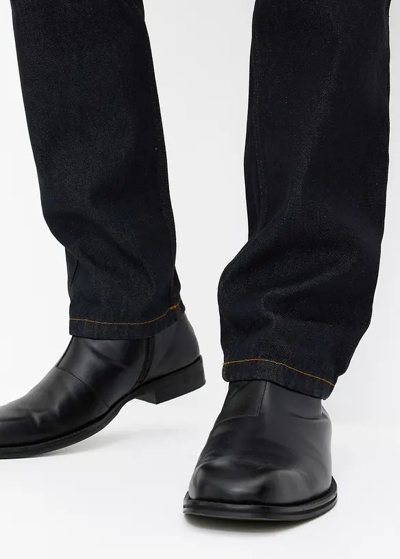 Jeans classic fit con inserto elasticizzato ai lati, straight, bonprix