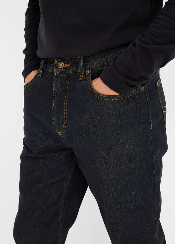 Jeans classic fit con inserto elasticizzato ai lati, straight, bonprix