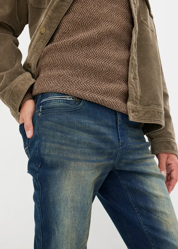 Jeans slim fit elasticizzati leggeri, straight, bonprix