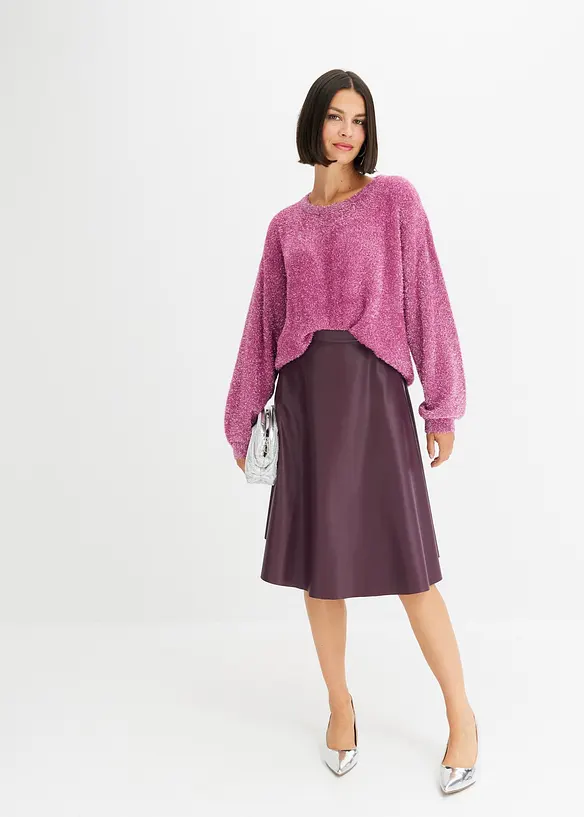Maglione con effetto glitterato, bonprix
