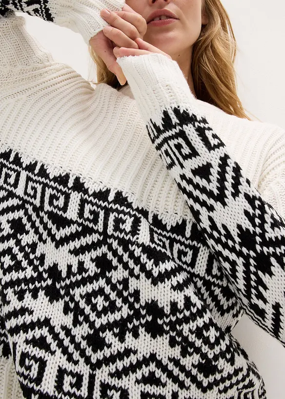 Abito in maglia norvegese, bonprix