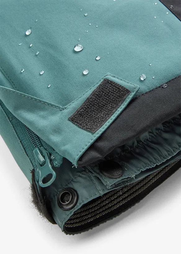 Pantaloni termici funzionali da neve impermeabili con bretelle staccabili, straight, bonprix