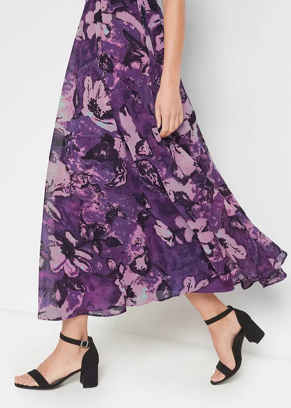 Abito lungo in chiffon, bonprix